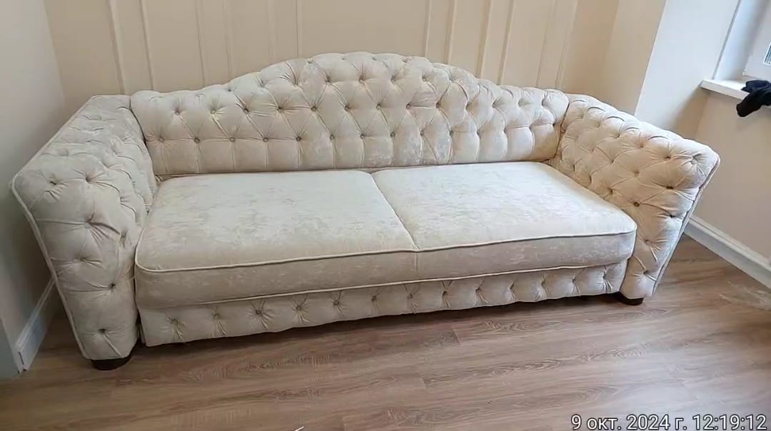 Замена обивки дивана на дому. Боровское шоссе